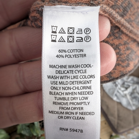 Beautiful Rachel Zoe Peach-Orange and Gray Women's Hoodie XL - Picture 5 of 5